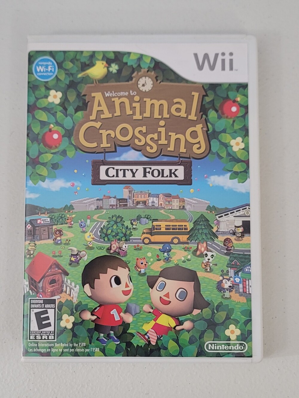 Animal Crossing City Folk Nintendo Wii Game Complete 2008